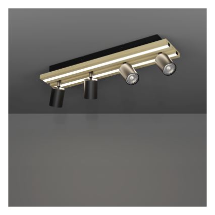 Eglo - LED-Spotleuchte 4xLED/2,2W/230V + 2xLED/1,2W + 2xLED/2W Beige/Schwarz