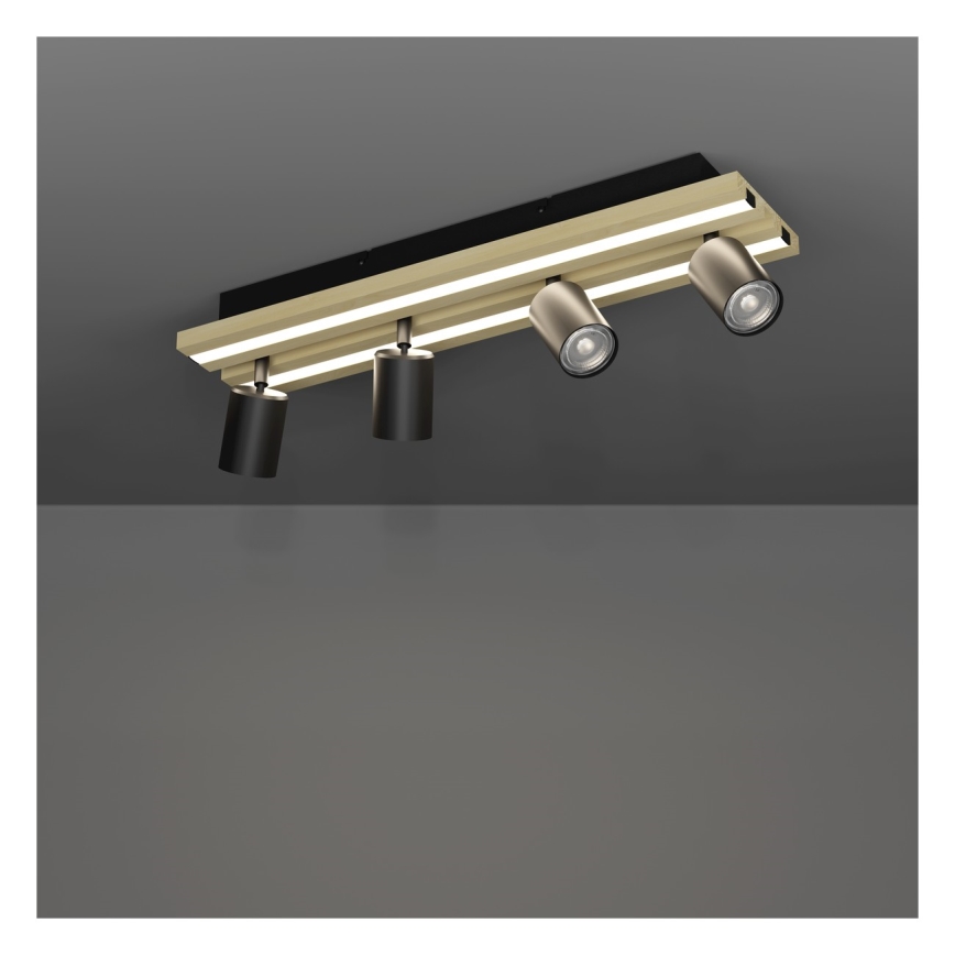 Eglo - LED-Spotleuchte 4xLED/2,2W/230V + 2xLED/1,2W + 2xLED/2W Beige/Schwarz