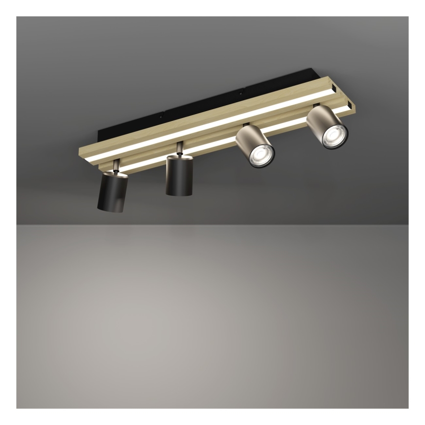 Eglo - LED-Spotleuchte 4xLED/2,2W/230V + 2xLED/1,2W + 2xLED/2W Beige/Schwarz