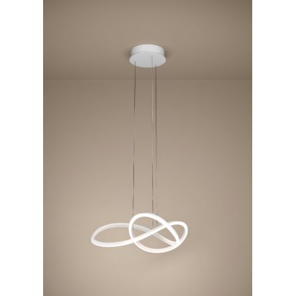 Eglo Stars of Light - LED-dimmbare Pendelleuchte an Kabel LED/40W/230V 2200-6500K weiß + Fernbedienung