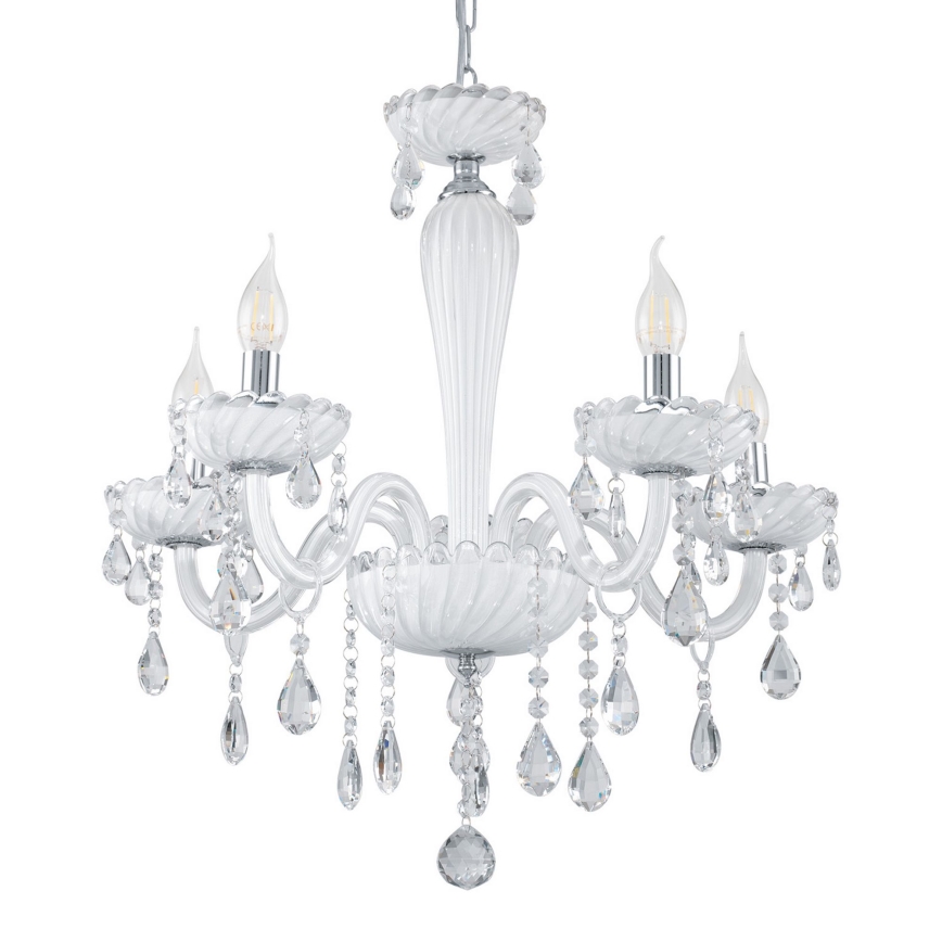 Eglo 39113- Kronleuchter CARPENTO 5xE14/40W/230V