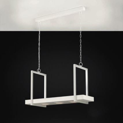 Eglo - LED RGB Dimmbarer Kronleuchter an Kette 3xLED/6W/230V + Fernbedienung