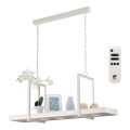 Eglo 39302 - LED RGBW dimmbarer Kronleuchter an Kette mit Ablage CALAMONA 5xLED/6W/230V + Fernbedienung