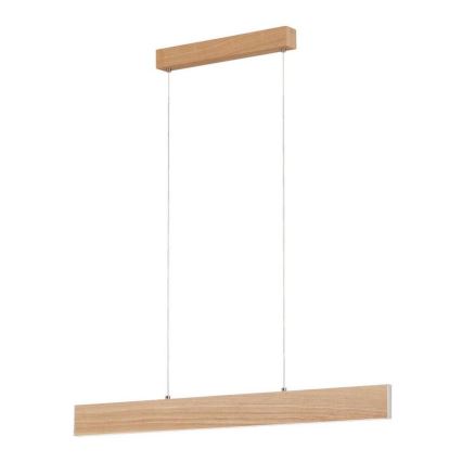 Eglo 39344 - LED Pendelleuchte an Kabel CLIMENE LED/17W/230V + LED/4,2W Eiche