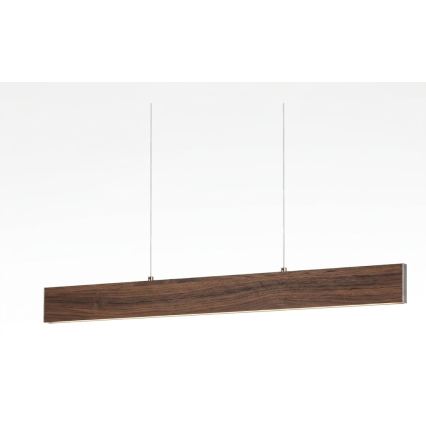 Eglo - LED-Pendelleuchte an Kabel LED/17W/230V + LED/4,2W Nussbaum