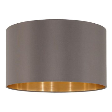 Eglo 39365 - Lampenschirm NADINA 1 E27 Dr. 38 cm Cappuccino, gold