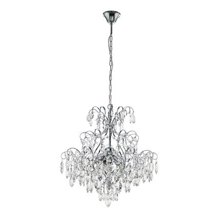 Eglo - Kristallkronleuchter an  Kette FENOULLET 5xE14/25W/230V