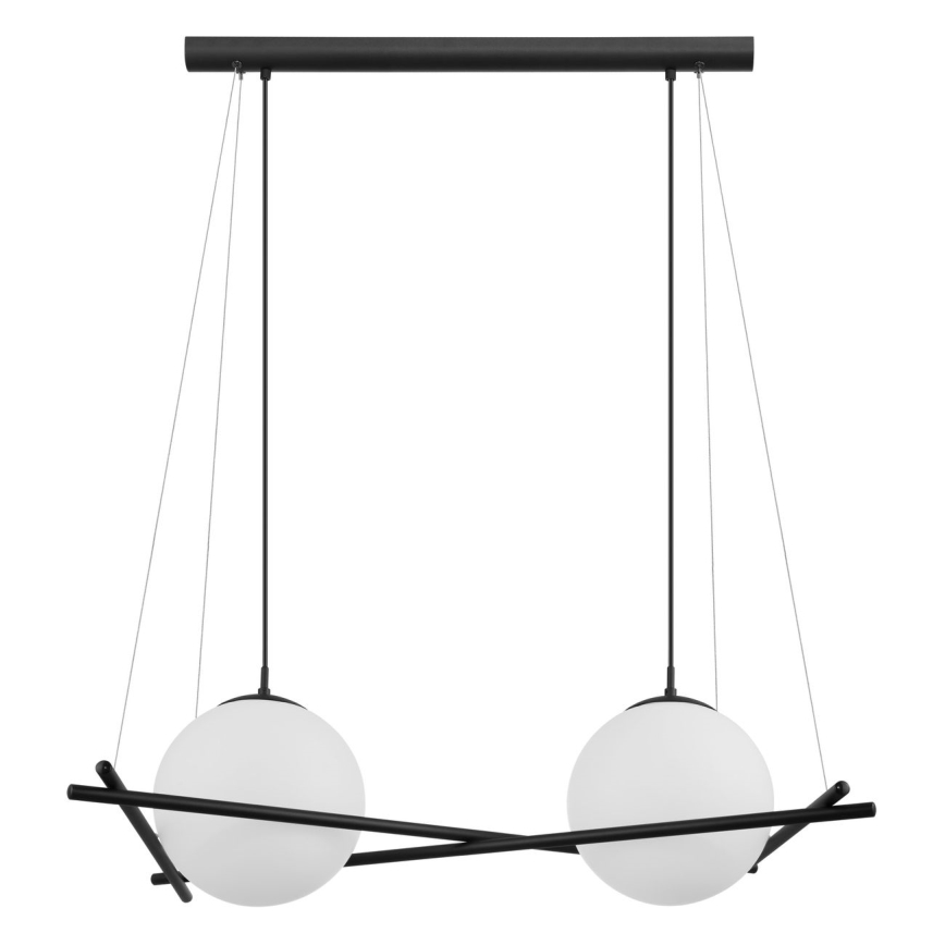 Eglo 39592 - Pendelleuchte SALVEZINAS mit Kabelaufhängung, 2xE27/25W/230V