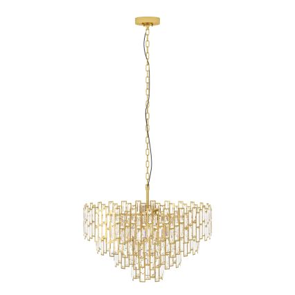 Eglo - Kronleuchter an Kette CALMEILLES 10xE14/25W/230V T. 78 cm