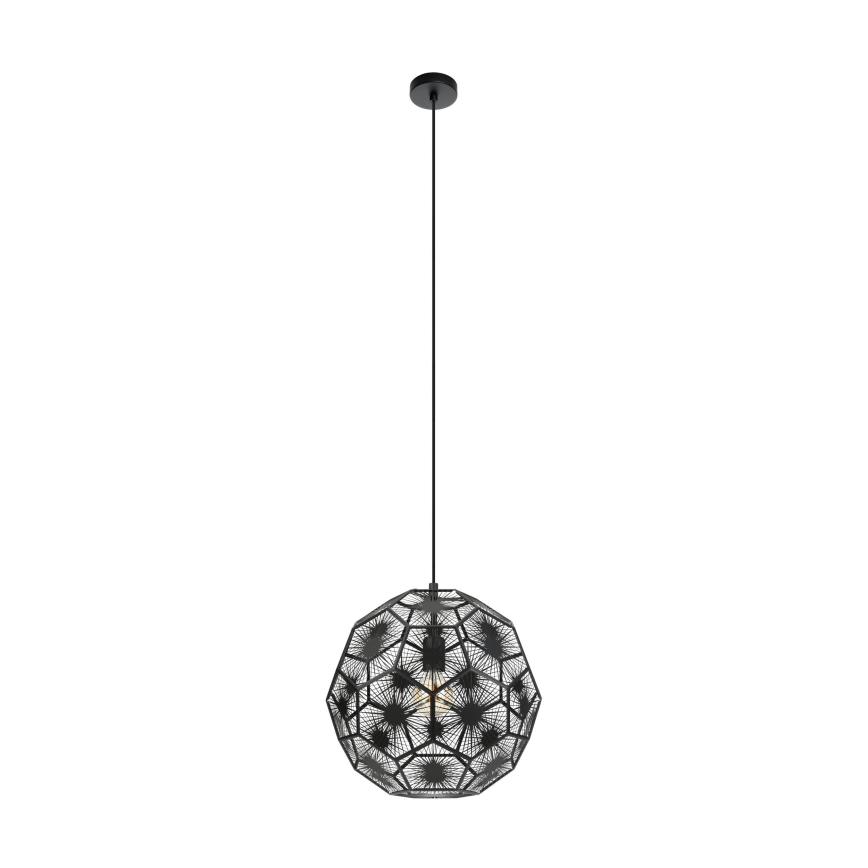 Eglo - Hängeleuchte 1xE27/60W/230V d 41 cm schwarz