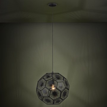 Eglo 39619 - Hängeleuchte 1xE27/60W/230V d 50 cm schwarz