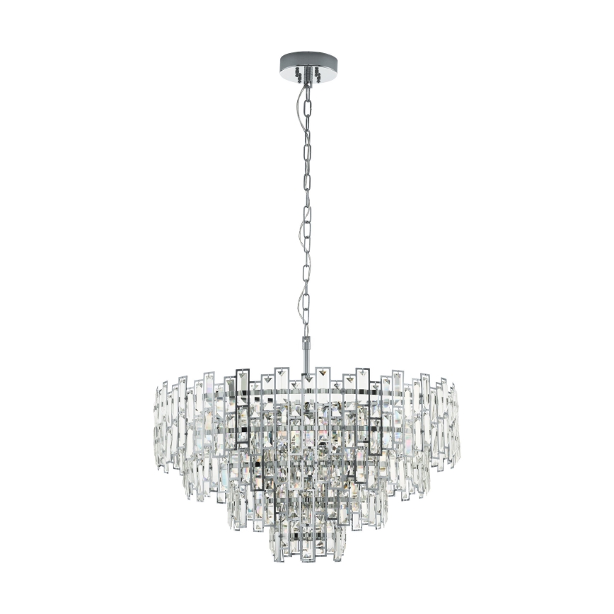 Eglo - Kronleuchter an Kette 10xE14/25W/230V T. 78 cm