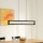 Eglo 39629 - dimmbare LED-Pendelleuchte GUALAJO mit Kabelaufhängung LED/27W/230V, schwarz