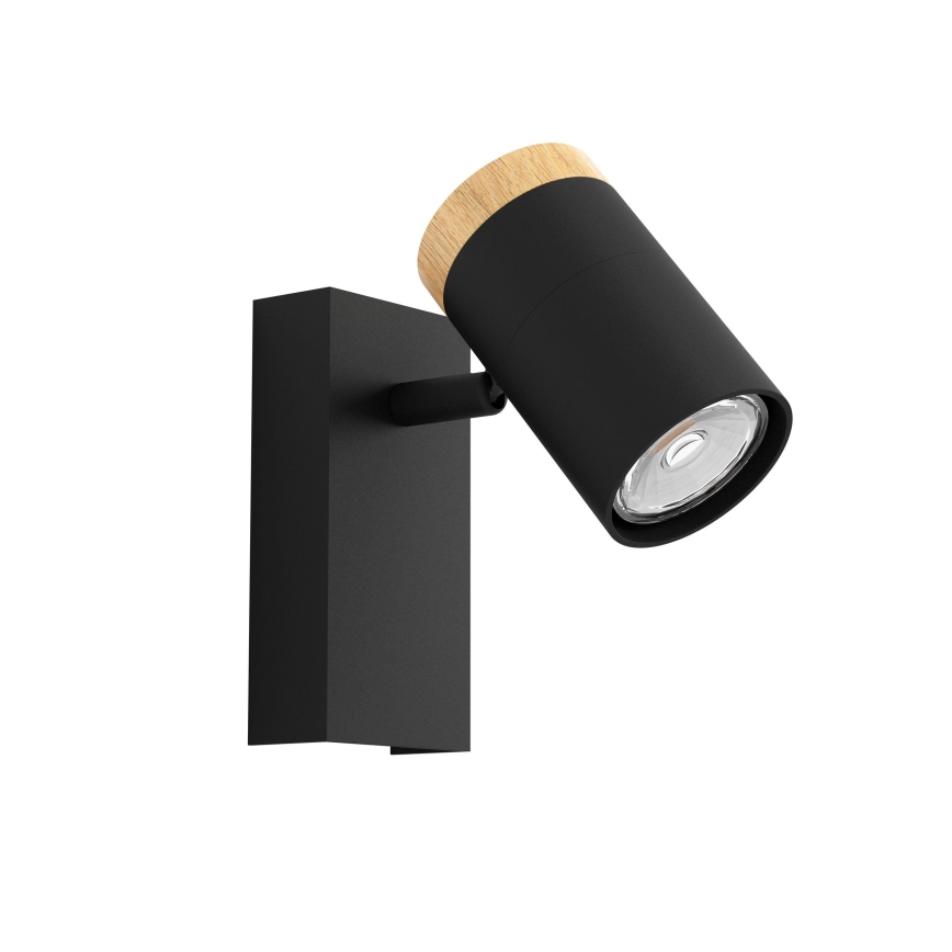 Eglo - LED-Wandstrahler 1xGU10/4,5W/230V 3000K schwarz/braun