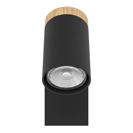 Eglo - LED-Wandstrahler 1xGU10/4,5W/230V 3000K schwarz/braun