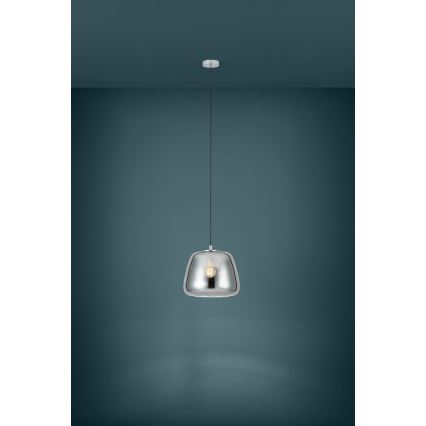 Eglo - Hängeleuchte 1xE27/40W/230V d 35 cm rauchig