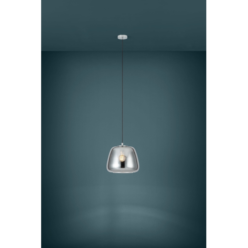 Eglo - Hängeleuchte 1xE27/40W/230V d 35 cm rauchig
