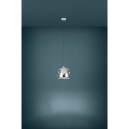 Eglo - Hängeleuchte 1xE27/40W/230V d 26 cm rauchig