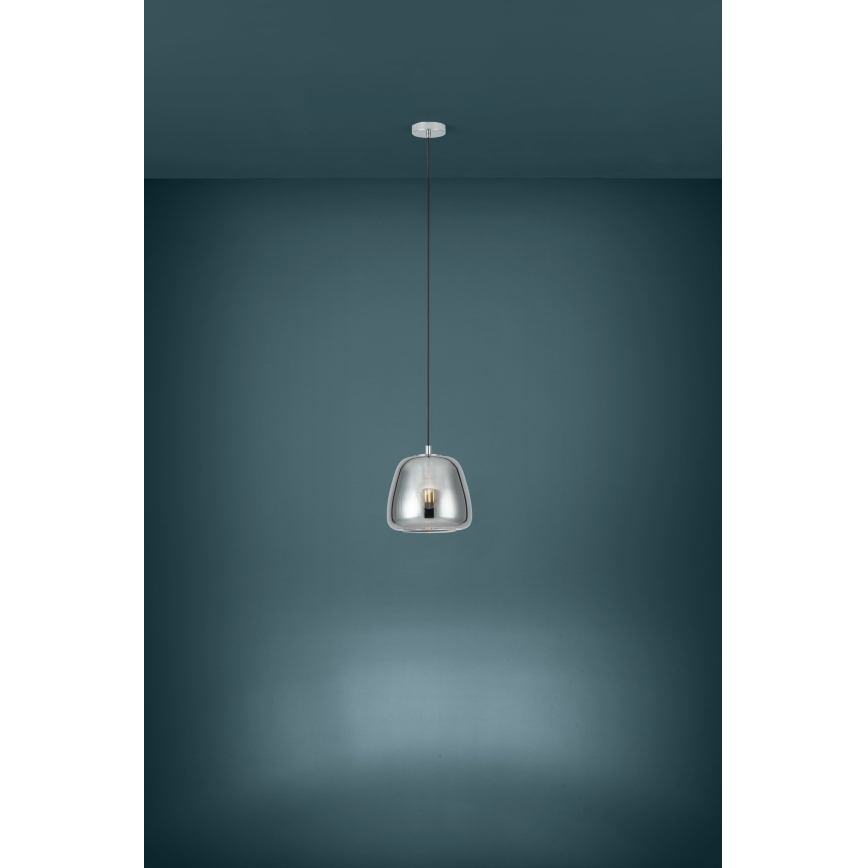 Eglo - Hängeleuchte 1xE27/40W/230V d 26 cm rauchig