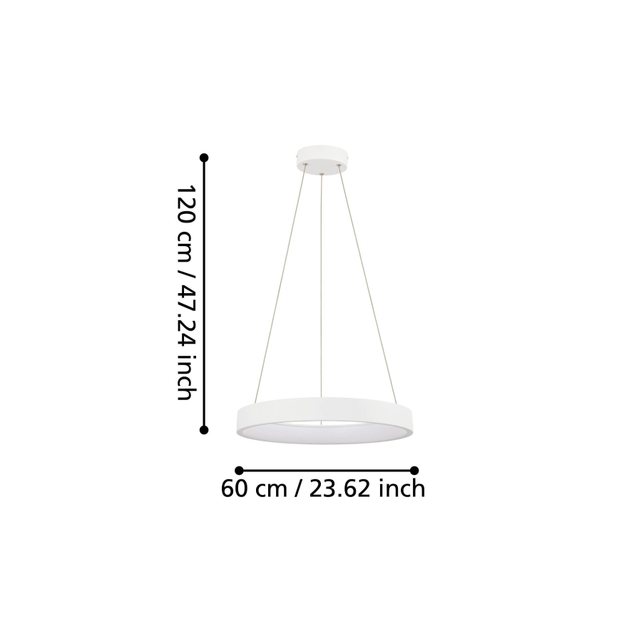 Eglo - Dimmbarer LED-Kronleuchter an Schnur  LED/34W/230V