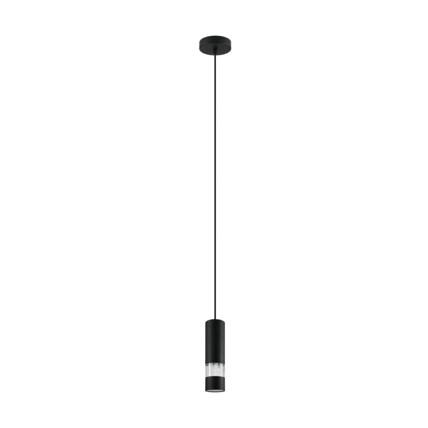 Eglo - LED-Hängeleuchte 1xGU10/4,6W/230V schwarz