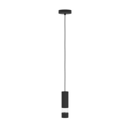 Eglo - LED-Hängeleuchte 1xGU10/4,6W/230V schwarz