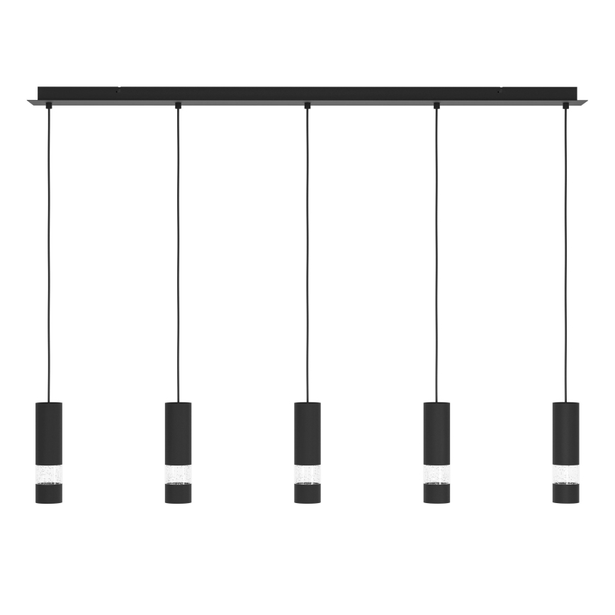 Eglo - LED-Hängeleuchte 5xGU10/4,6W/230V schwarz