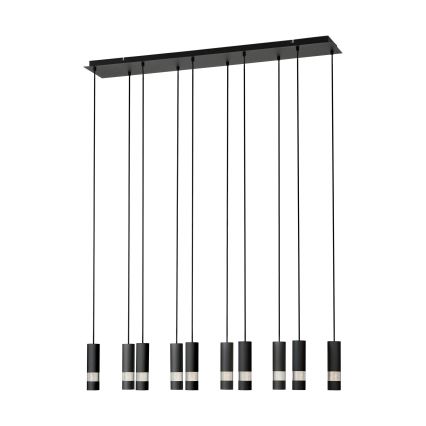 Eglo - LED-Hängeleuchte 10xGU10/4,6W/230V schwarz
