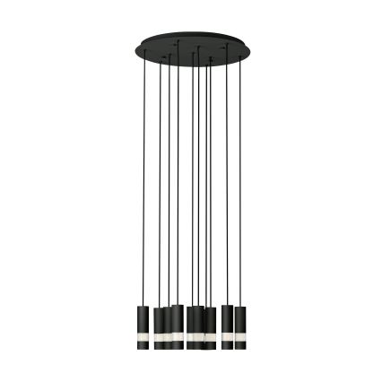 Eglo - LED-Hängeleuchte 10xGU10/4,6W/230V schwarz