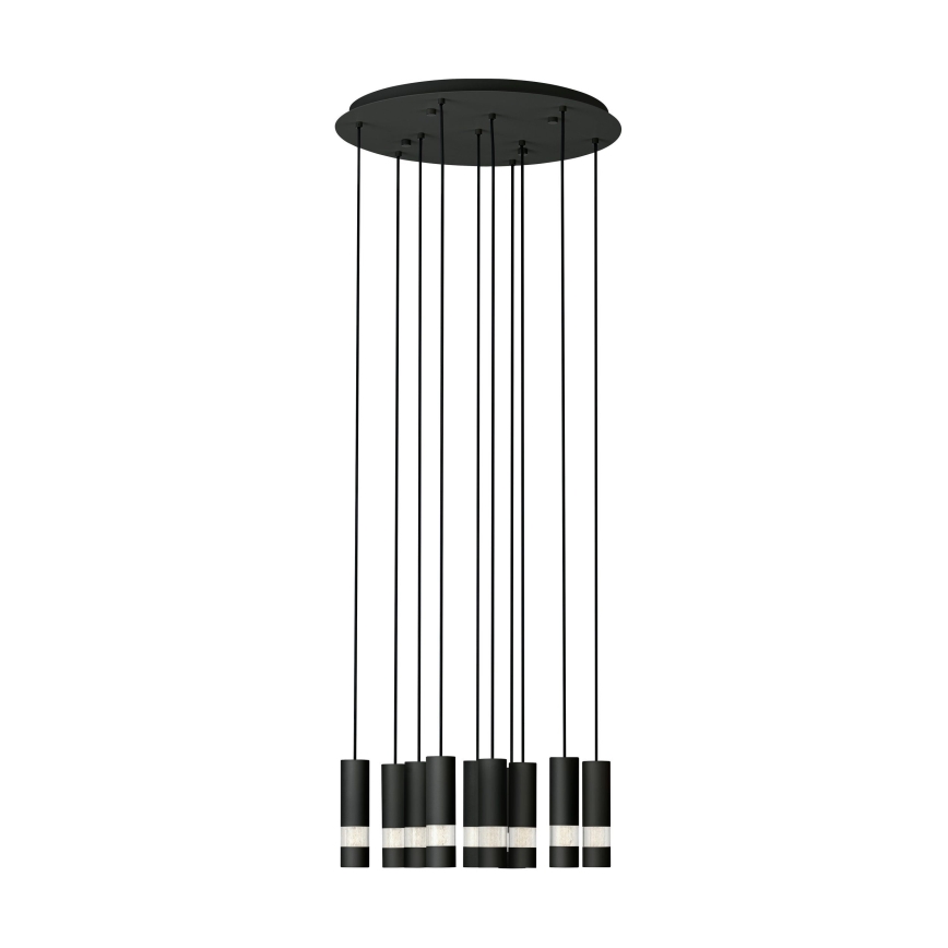 Eglo - LED-Hängeleuchte 10xGU10/4,6W/230V schwarz