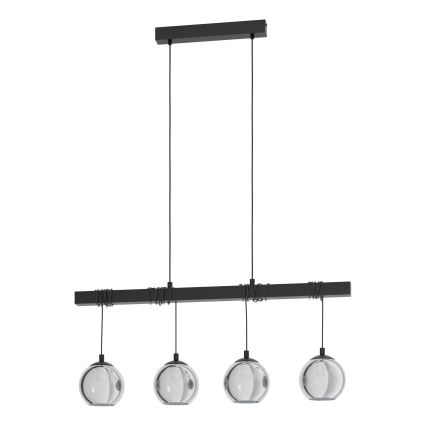 Eglo - Kronleuchter an Schnur 4xE27/40W/230V