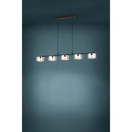 Eglo - LED dimmbarer Kronleuchter an Schnur 5xLED/5,4W/230V