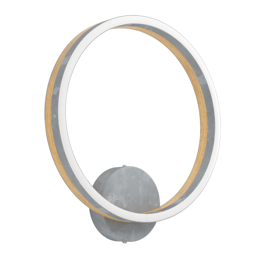 Eglo - LED-Wandleuchte LED/12W/230V 3000K grau/Eiche