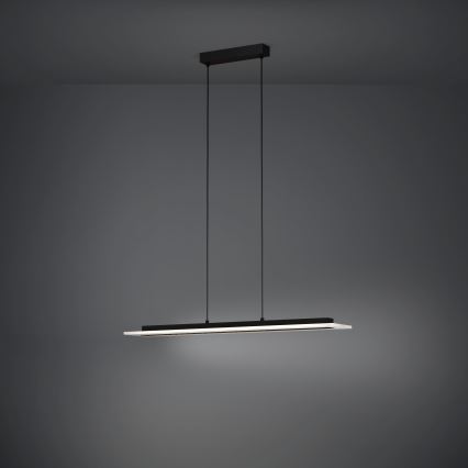 Eglo - Dimmbare LED-Hängeleuchte LED/57,5W/230V 3000K schwarz + Fernbedienung