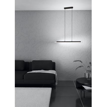 Eglo - Dimmbare LED-Hängeleuchte LED/57,5W/230V 3000K schwarz + Fernbedienung