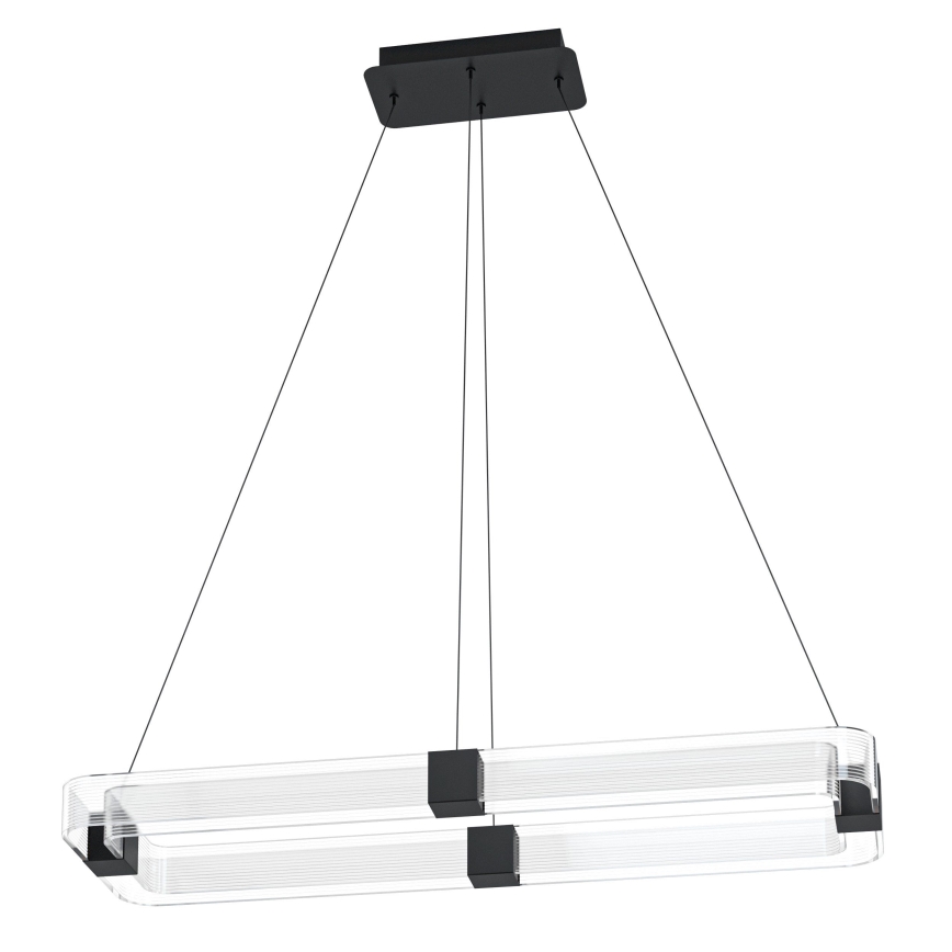 Eglo - Dimmbare LED-Hängeleuchte LED/39,2W/230V 3000K schwarz