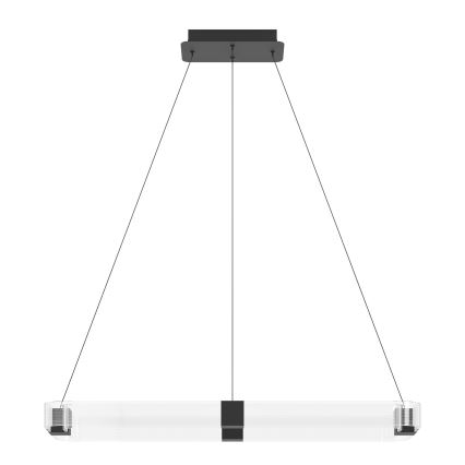 Eglo - Dimmbare LED-Hängeleuchte LED/39,2W/230V 3000K schwarz