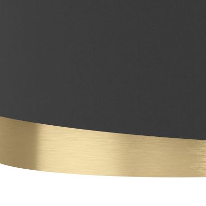 Eglo - Deckenleuchte 1xE27/40W/230V schwarz/golden