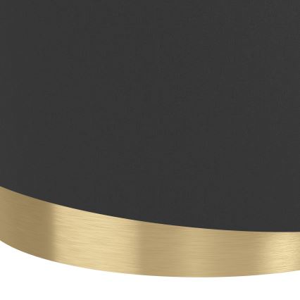 Eglo - Hängeleuchte 1xE27/40W/230V schwarz/golden