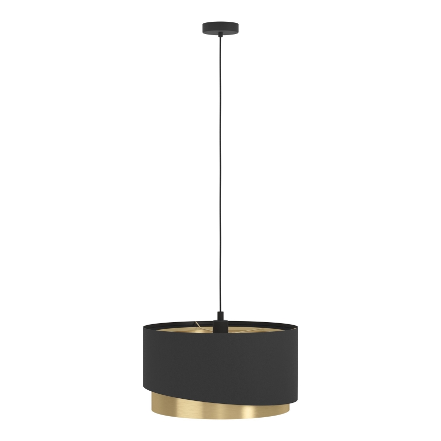 Eglo - Hängeleuchte 1xE27/40W/230V schwarz/golden