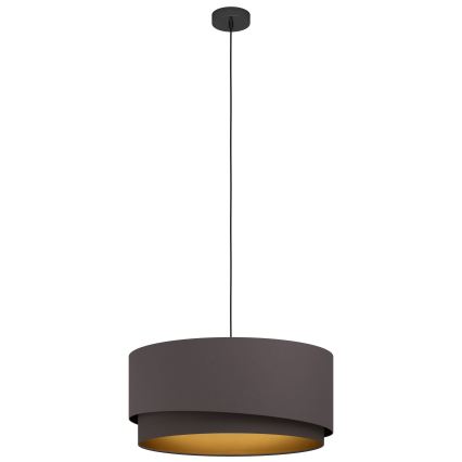 Eglo 39931 - MANDERLINE Pendelleuchte mit Kabel 1xE27/40W/230V braun/gold