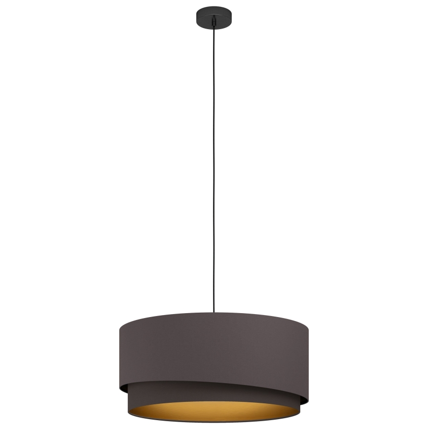 Eglo 39931 - MANDERLINE Pendelleuchte mit Kabel 1xE27/40W/230V braun/gold