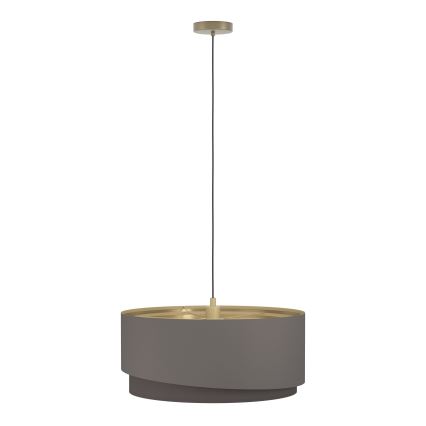 Eglo 39931 - MANDERLINE Pendelleuchte mit Kabel 1xE27/40W/230V braun/gold