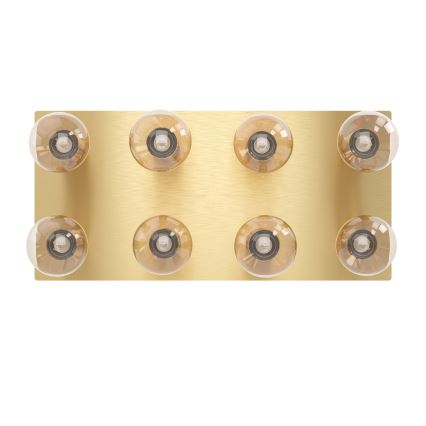 Eglo - Deckenleuchte 8xE27/40W/230V golden