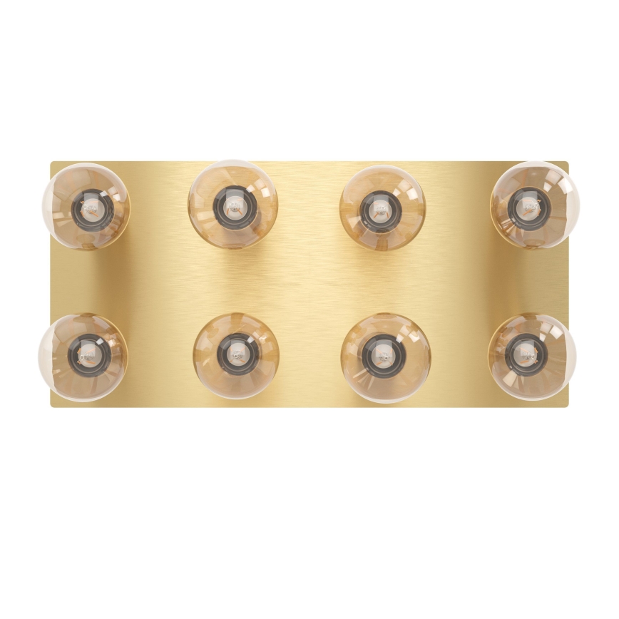Eglo - Deckenleuchte 8xE27/40W/230V golden