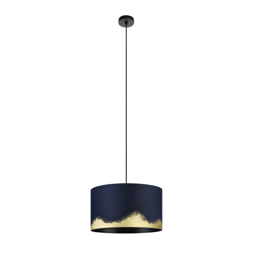 Eglo - Hängeleuchte 1xE27/40W/230V d 38 cm blau/golden