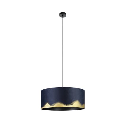 Eglo - Hängeleuchte 1xE27/40W/230V d 53 cm blau/golden