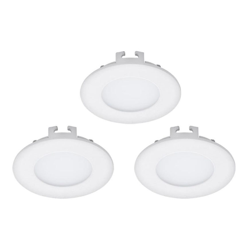 Eglo - 3er-Set LED-Einbauleuchte FUEVA 1 1xLED/2,7W/230V Ø 8,5 cm