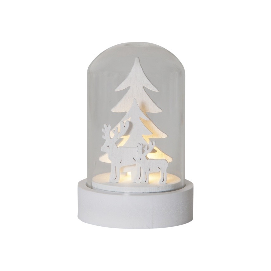 Eglo - SET 3x LED Weihnachtsschmuck 1xLED/0,06W/1xCR2032 weiß