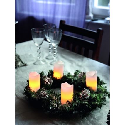 Eglo - 4er-Set LED-Weihnachtsdekorationen, 1x LED / 0,18 W / 2x CR2032 + Fernbedienung